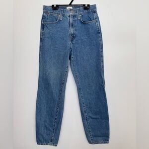 Aritzia Sunday Best Blue Straight Leg Jeans High-Waisted size 25